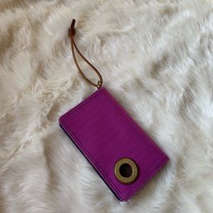 Sperry Topsider Purple Wristlet